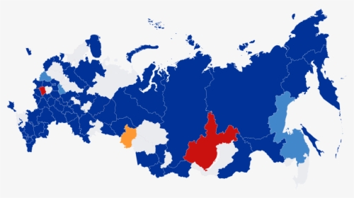 Russia Map Png , Png Download - Russia 2018 Election Map, Transparent Png, Free Download