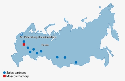Transparent Russia Map Png - Восточно Сибирский Экономический Район, Png Download, Free Download