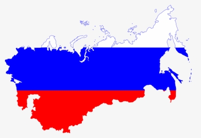 Flag-map Of Greater Russia - Russia Map And Flag, HD Png Download, Free Download