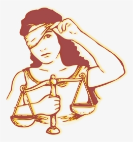 Blindfolded, Injustice, Justice, Lady - Ignorantia Juris Non Excusat, HD Png Download, Free Download