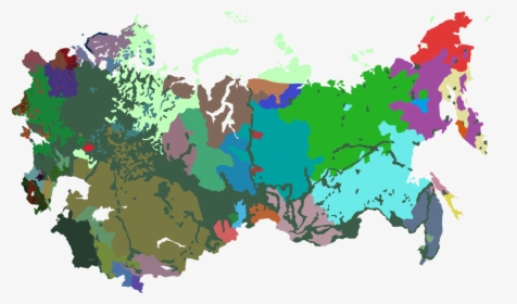 Russian Empire Ethnic Map, HD Png Download, Free Download