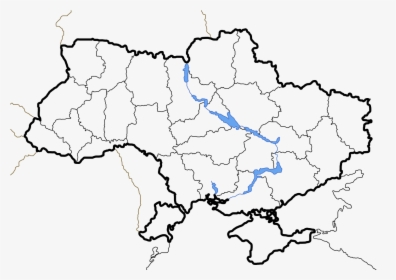Russia Drawing Map - Transparent Map Of Ukraine, HD Png Download, Free Download