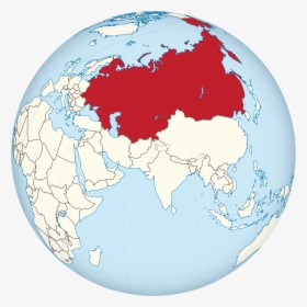 Future - Russia Map On Globe, HD Png Download, Free Download