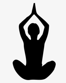 Yoga Transparent Png White - Silhouette Yoga Pose Png, Png Download, Free Download
