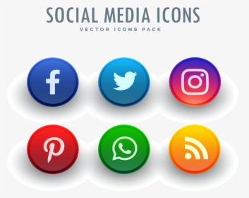 Iconos De Las Redes Sociales Png, Transparent Png, Free Download
