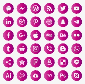 High Resolution Social Media Logo, HD Png Download, Free Download