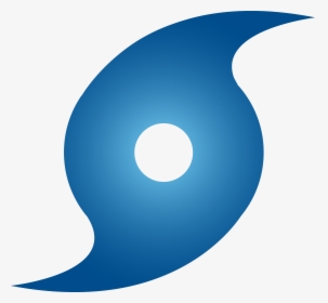 Blue Hurricane Weather Symbol Image - Free Hurricane Clip Art, HD Png Download, Free Download
