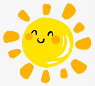 Transparent Happy Sun Png - Cute Transparent Background Sun Clipart, Png Download, Free Download