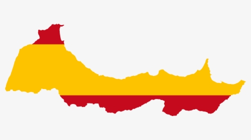 Flag Map Of Spanish Morocco - Spanish Protectorate In Morocco, HD Png Download, Free Download