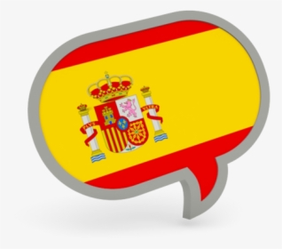 Library Icon Spain Flag - Spanish Flag Speech Bubble, HD Png Download, Free Download