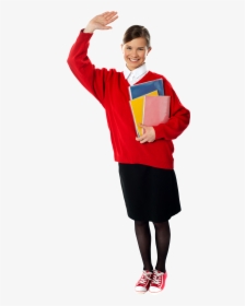 Young Girl Student Png, Transparent Png, Free Download