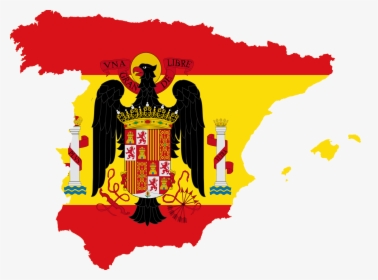 Transparent Spanish Flag Png - Franco Spain Flag Map, Png Download, Free Download