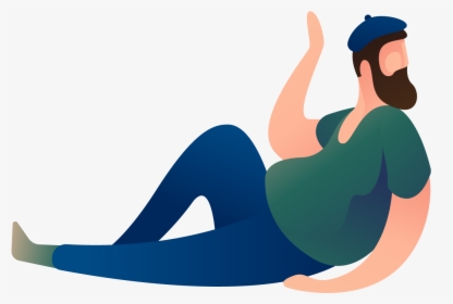 Person Lounging Png, Transparent Png, Free Download