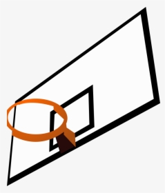 Basketball Court Clipart - Backboard Clipart, HD Png Download, Free Download