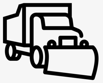 Snowplow Computer Icons Plough Plow Truck Clip Art - Snow Plow Clip Art, HD Png Download, Free Download