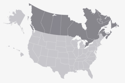 Us Map For Powerpoint Picture Ideas References - Us Canada Map Png, Transparent Png, Free Download