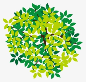 Lush Top Tree Icon Png Download Free Clipart - Tree Icon Top View Png, Transparent Png, Free Download