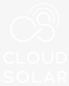 Cloud Solar Logo - Johns Hopkins White Logo, HD Png Download, Free Download