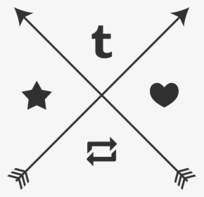 Png Tumblr Hipster Courage Strength And Power - Love Live Muse Symbols, Transparent Png, Free Download