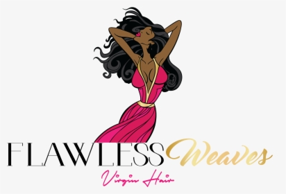 Image Based Logo For Flawless Weaves Virgin Hair - Hair Logo Designs Transparent, HD Png Download, Free Download
