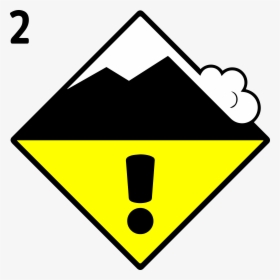 Avalanche Moderate Danger Level, HD Png Download, Free Download