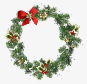 Wreath, Christmas Wreath, Christmas Decoration, Decor, HD Png Download, Free Download