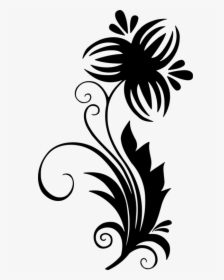 Floral Design Flower Drawing Leaf Line Art, HD Png Download, Free Download