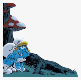 #smurf #border - Cartoon, HD Png Download, Free Download