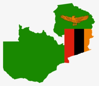 Zambia, Flag, Map, Geography, Outline, Africa, Country, HD Png Download, Free Download
