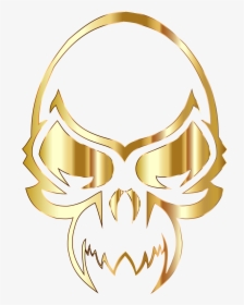 Golden Skull Big Image Png, Transparent Png, Free Download
