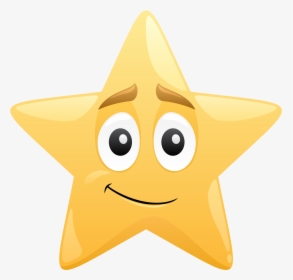 Star With Smiley Face, HD Png Download, Free Download
