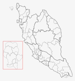 Blank Map Of Peninsular Malaysia, HD Png Download, Free Download