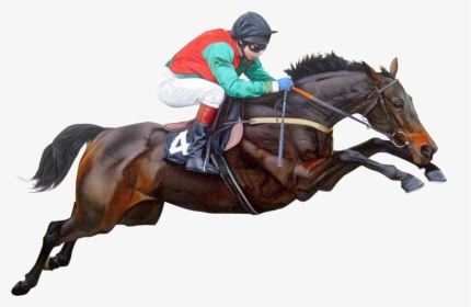 Racehorse Jumping Transparent Image, HD Png Download, Free Download
