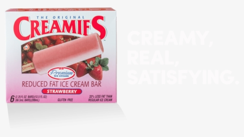 Frozen Yogurt And Strawberry Ice Cream Flavor, HD Png Download, Free Download