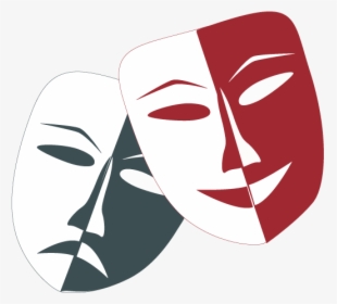 Theatre Masks - Theater Masks, HD Png Download, Free Download