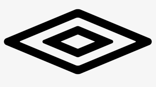 Black Diamond Shape Logo Clipart , Png Download - Logo De Umbro, Transparent Png, Free Download