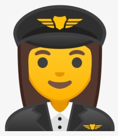 Woman Pilot Icon - Piloto Emoji, HD Png Download, Free Download