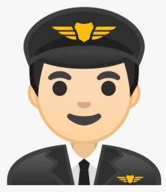 Pilot Clipart Transparent - Emoji Piloto, HD Png Download, Free Download