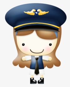 Airplane Png Clipart - Pilot Girl Clipart, Transparent Png, Free Download
