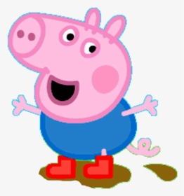 Pig Face Paint, Girl Face Painting, Painting For Kids, - Peppa Pig And George Drawing, HD Png Download, Free Download