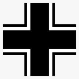 Germany Second World War Iron Cross Balkenkreuz Wehrmacht - German Cross Ww1, HD Png Download, Free Download