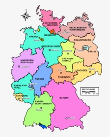 The Football Database Wiki - Map Germany, HD Png Download, Free Download