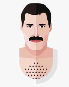 Transparent Freddie Mercury Png - Freddie Mercury Face Png, Png Download, Free Download