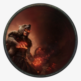 Sunder Burn Fire Chief - Path Of Exile Chieftain, HD Png Download, Free Download