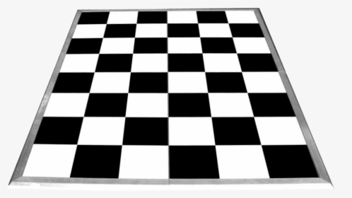 Black & White Checkerboard Dance Floor - Dance Floor Black And White, HD Png Download, Free Download
