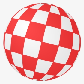 Gingham Vector Checkerboard Pattern ~ Frames ~ Illustrations - Red White Checkered Ball, HD Png Download, Free Download