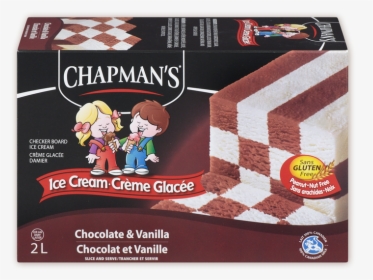 Chapman"s Original Chocolate & Vanilla Checkerboard - Chapmans Tiger Tail Ice Cream, HD Png Download, Free Download