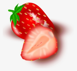 Plant,potato And Tomato Genus,food - Cut Strawberry Png, Transparent Png, Free Download