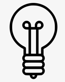 Light Bulb Idea Creativity Misc - Light Bulb Outline Png, Transparent Png, Free Download