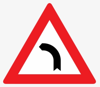 Warning Sign Clipart - W203 Road Sign, HD Png Download, Free Download